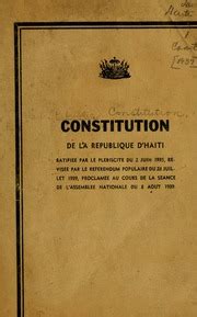 Constitution de la république d'haïti ratifée par le plébiscite du 2. - Manuale di procedura penale quattordicesima edizione.
