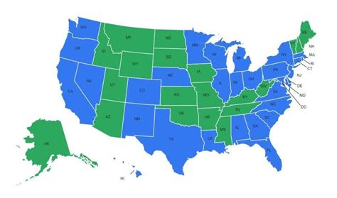 Constitutional Carry State Map - Gunners Den