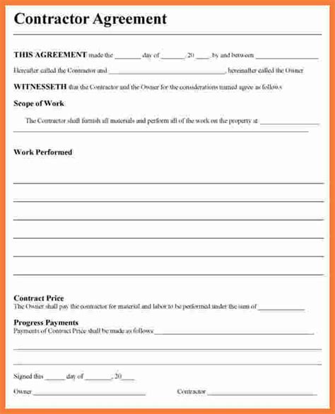 Construction Contract Template Check more at https
