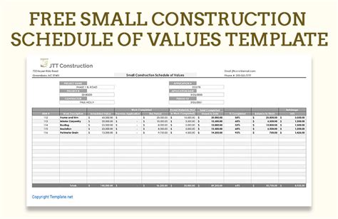 Construction Schedule Of Values What It Is What It Looks Like 7 Tips