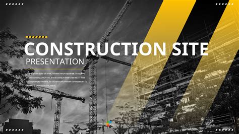 Construction Template For Powerpoint And Google Slides