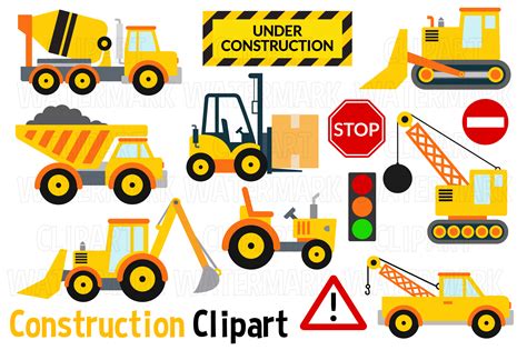 Construction Vehicles Clipart