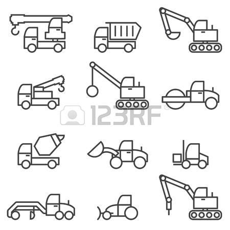 Construction Vehicles Drawing Easy
