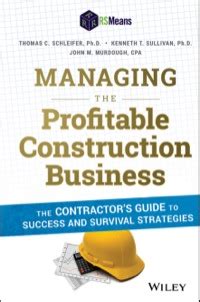 Construction contractors success manual practical business strategies for construction management 2nd edition. - Mémoires de l'institut national de france.