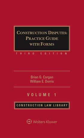 Construction disputes practice guide with forms construction law library. - Arbeiten aus dem institut für anatomie und physiologie des centralnervensystems an der wiener ....