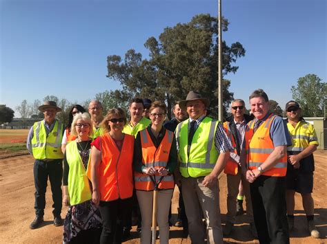 Construction of new Grenfell grandstand begins - Steph Cooke