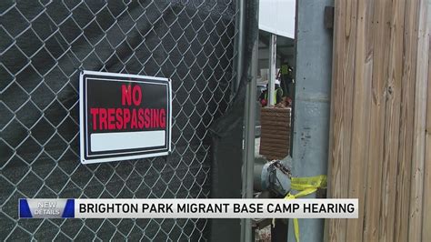 Construction temporarily paused at Brighton Park tent camp after environmental report