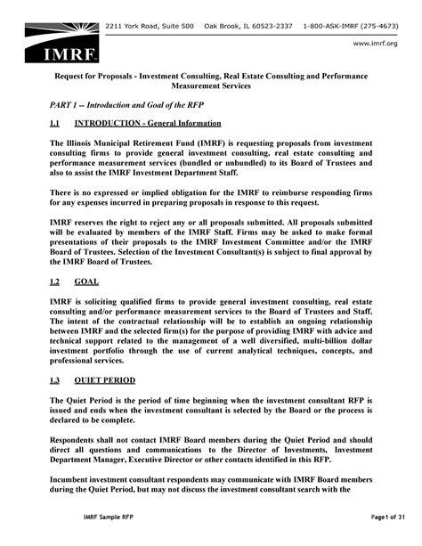 Consulting Proposal Example