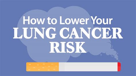 Consumer Health: Reducing your risk of lung cancer