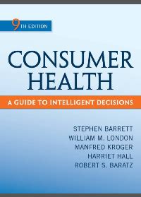 Consumer health a guide to intelligent decisions 9th edition. - A felszin alatti vizekkel kapcsolatos feladatok megoldására szolgáló numerikus módszerek alkalmazásának alapjai.