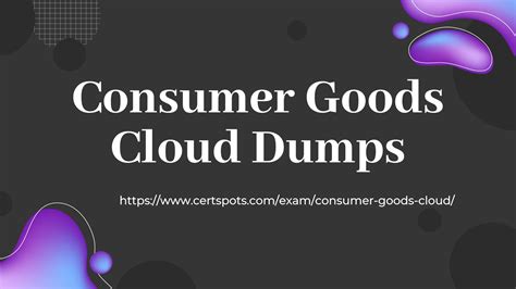 Consumer-Goods-Cloud Dumps Deutsch