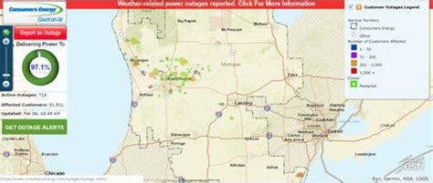 Consumers energy restoration time by zip code. You can report a power outage or check the status of a previously reported power outage via our online reporting tool. You can also call us at 888.313.4747.If you have signed up for My Oncor Alerts, text OUT to 66267 (ONCOR). 