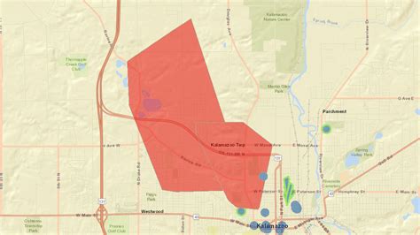 Consumers outage map kalamazoo. Other Outages. How ETRs Are Found. For power loss that is not storm related, ETRs are based on old data records of similar events. As crews gather more information, updated ETRs will be sent. Average ETR Time. Around 2-6 hours. Based on average restoration times for events impacting ~50,000 customers. 