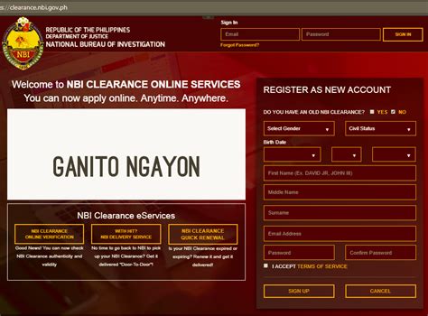 Contact NBI CLEARANCE ONLINE