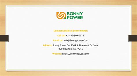 Contact Sonny