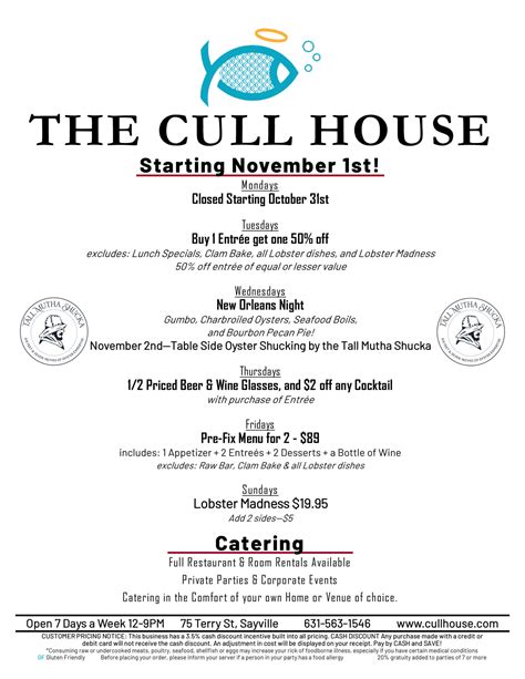 Contact Us - The Cull House