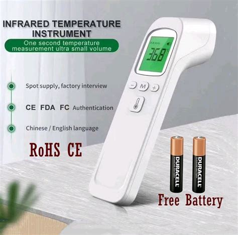 Contact-Free Clinical-Grade Forehead Thermometer