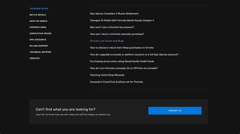 Contacter l'assistance Epic Games.