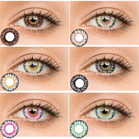 Contacts for cheap. Sort. $10999 / Box AIR OPTIX COLORS By Alcon. $4199 / Box AIR OPTIX COLORS 2pk By Alcon. $7699 / Box DAILIES COLORS 90pk By Alcon. $3599 / Box DAILIES COLORS 30pk By Alcon. Colored contact lenses allow you to change the color of your eye with or without correcting your vision. Buy all types of colored contacts online at DiscountContacts.com. 