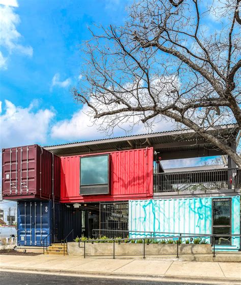 Container bar austin. Container Bar. Book now. 2hr. View All Photos. About this experience. Happening nightspot featuring drinks & DJs in an industrial space built from shipyard containers. Seven stacked … 