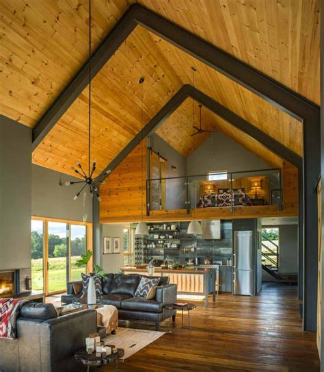 Contemporary Barn Home Interiors