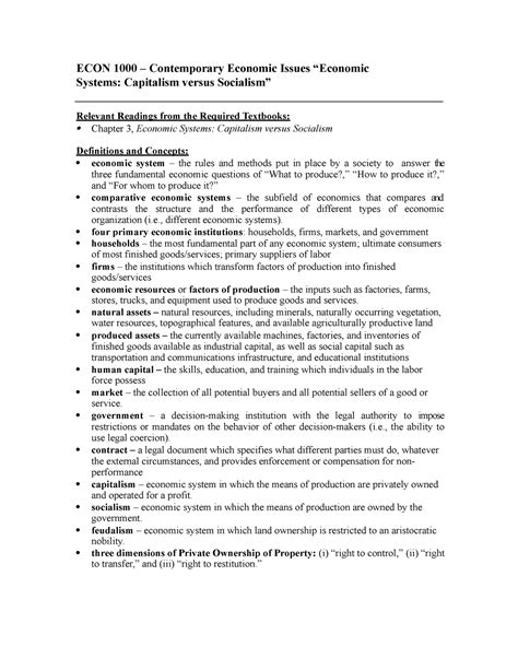 Contemporary economic issues ksu.  Students learn about different economic systems, how m...