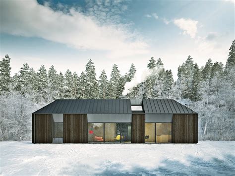 Contemporary modern modular prefab homes.  Modern Scandinavian Barnhouse.  Whether ...