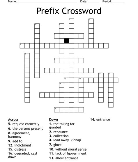 MODERN PREFIX WITH TAG Crossword Solution. GEO. This crossword clue might have a different answer every time it appears on a new New York Times Puzzle, please read all the answers until you find the one that solves your clue. Today's puzzle is listed on our homepage along with all the possible crossword clue solutions. Open the link to go ...