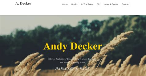 Content Creator Website Template
