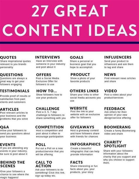 Content ideas. Oct 24, 2023 · To help you ace your TikTok marketing strategy, we have compiled a list of the top 27 TikTok ideas. 27 TikTok content ideas to try in 2024. How-tos or tutorial videos. ASMR or satisfying videos. Packing orders for customers videos. Dance challenge videos. Lip syncing videos. 
