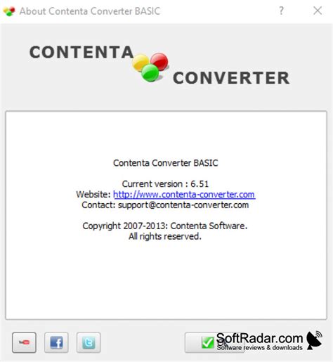 Contenta Converter Basic for Windows
