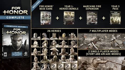 Contents of For Honor editions Ubisoft Help