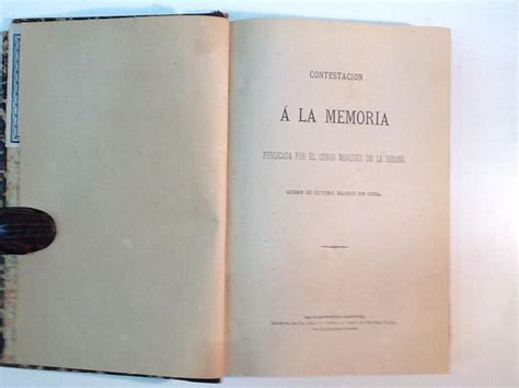 Contestación á la memoria publicada por el señor marqués de la habana sobre su último mando en cuba. - The life assurers handbook by george clifford.