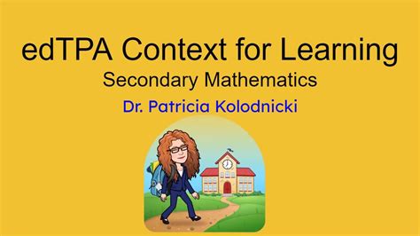 Context for Learning for edTPA YouTube