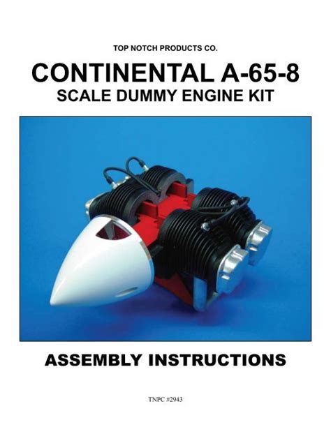 Continental A 65 Engine Manual