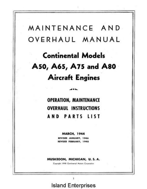 Continental a50 a65 a75 a80 overhaul parts service manuals. - National ekg tech exam study guide.