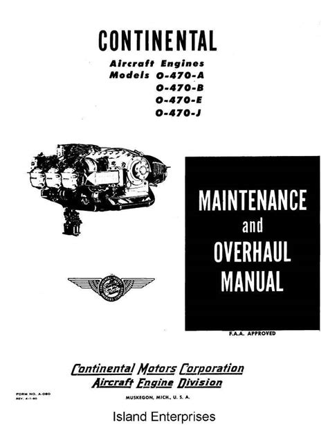 Continental o 470 io 470 series aircraft engine overhaul part manual download. - Guida di riferimento per le munizioni nato.