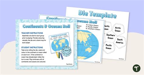 Continents and oceans - Teaching resources