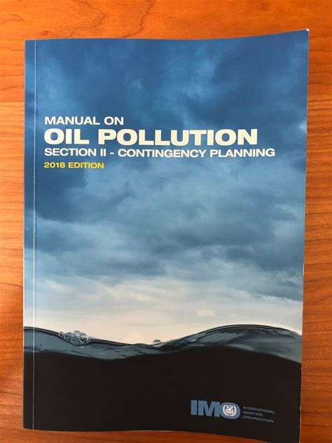 Contingency Planning 95 Edition Manual On Oil