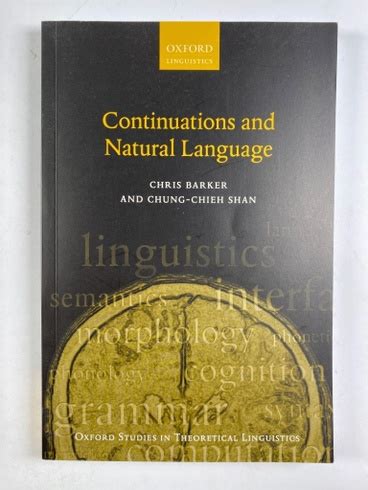 Read Continuations And Natural Language By Chris Barker