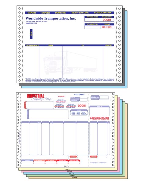 Continuous Forms Fast Turnaround Business Forms