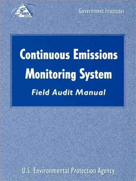 Continuous emissions monitoring systems cems field audit manual. - 2012 manual for piaggio x10 350.