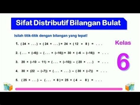 Contoh Bilangan Distributif