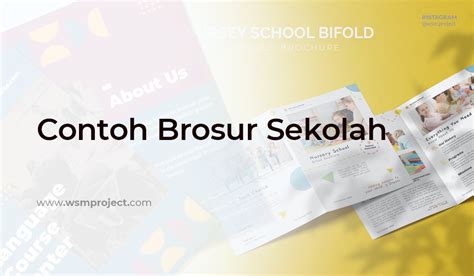 Contoh Brosur Sekolah Terbaru 2024 - WSM Project