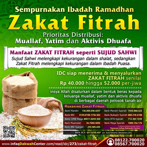 Contoh Brosur Zakat Fitrah PDF - Scribd