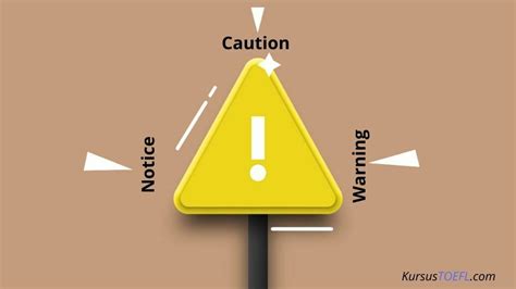 Contoh Caution And Notice
