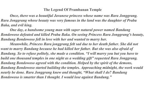 Contoh Narrative Myth