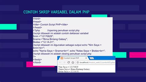 Contoh Script Php Dasar