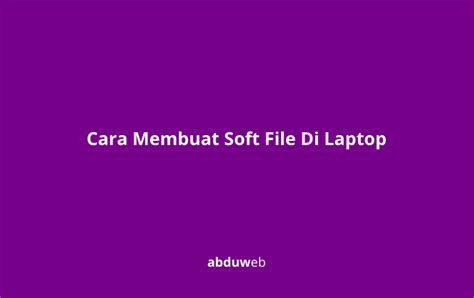 Contoh Softfile