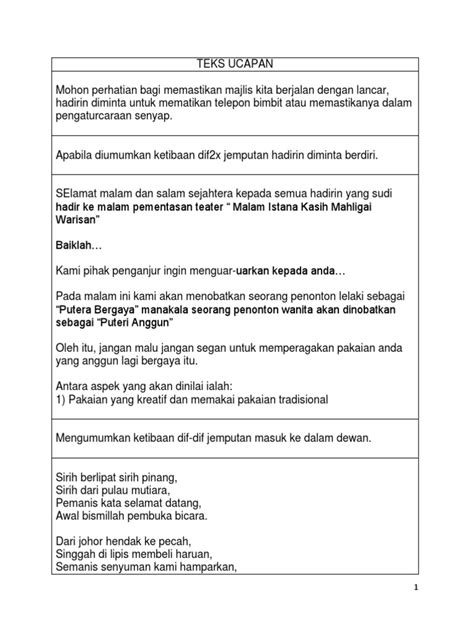 Contoh Teks Mc Non Formal Seminar - filtrujillo.com